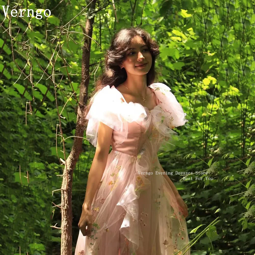 Verngo Luxury Flowers Tulle Evening Dress Princess A Line Maxi Prom Gowns Lace Up Photo Prom Party Dresses Customized
Verngo Luxury Flowers Tulle Evening Dress Princess A Line Maxi Prom Gowns Lace Up Photo Prom Party Dresses Customized