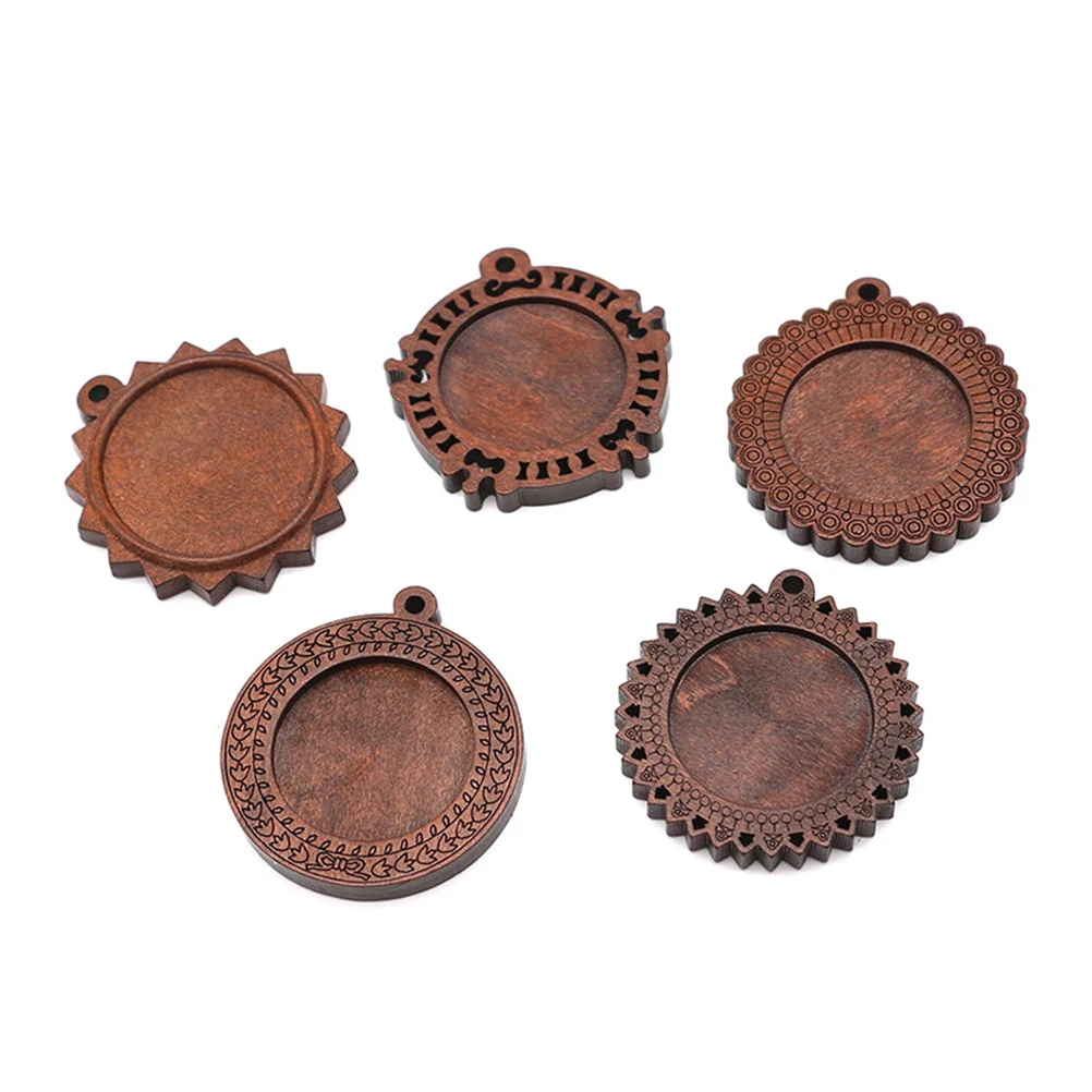 10 Retro Round Pendant Trays Durable Charms Jewelry Crafting Accessories Wooden Keychain Tray Decorative Gifts
10 Retro Round Pendant Trays Durable Charms Jewelry Crafting Accessories Wooden Keychain Tray Decorative Gifts
