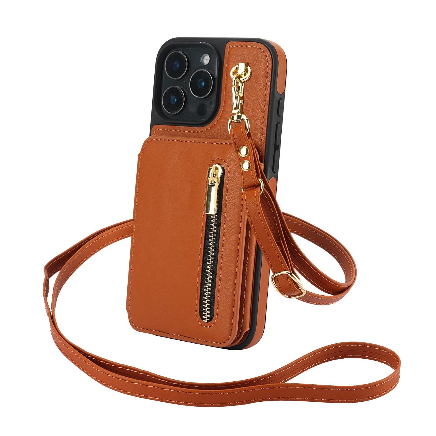 Zipper Card Holder Walllet Crossbody Phone Case For IPhone 16 16E 15 14 13 12 11 Pro XS Max XR X 7 8 Plus SE Leather Lanyard
Zipper Card Holder Walllet Crossbody Phone Case For IPhone 16 16E 15 14 13 12 11 Pro XS Max XR X 7 8 Plus SE Leather Lanyard