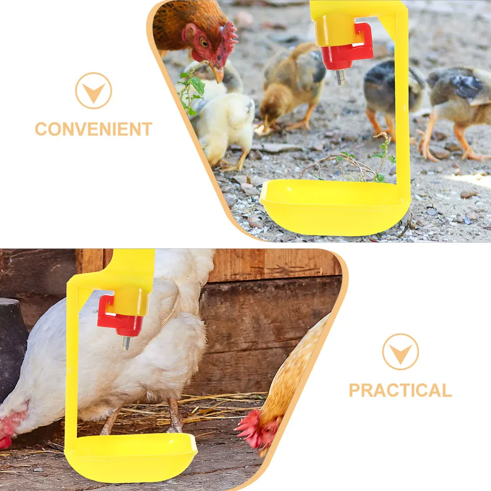 4pcs Chicken Drinking Cups Poultry Water Feeder Automatic Chicken Waterer For Chickens Ducks Poultry Drinking Bowl Farm Supplies
4pcs Chicken Drinking Cups Poultry Water Feeder Automatic Chicken Waterer For Chickens Ducks Poultry Drinking Bowl Farm Supplies