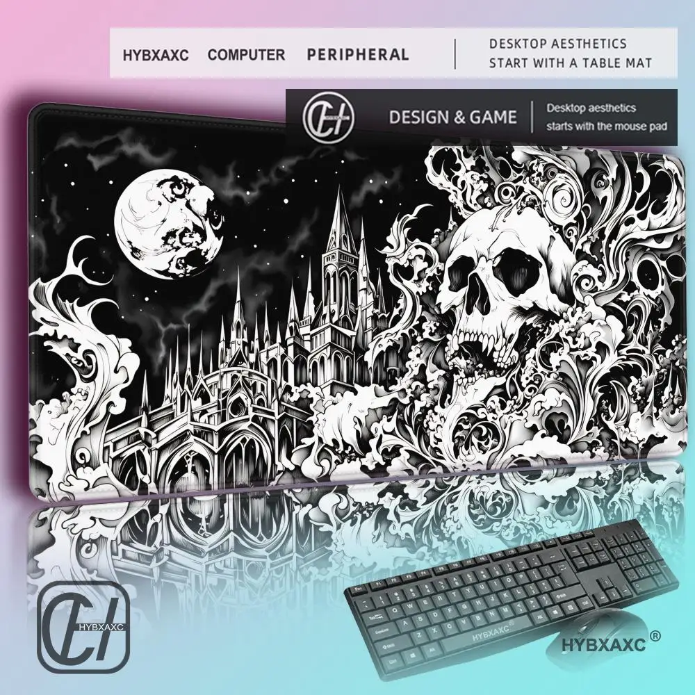 HYBXAXC Horror Skeleton MousePad Black White Design Game TableMats Rubber Anti-slip HD Gaming Keyboard Mousepads Long DeskMat
HYBXAXC Horror Skeleton MousePad Black White Design Game TableMats Rubber Anti-slip HD Gaming Keyboard Mousepads Long DeskMat