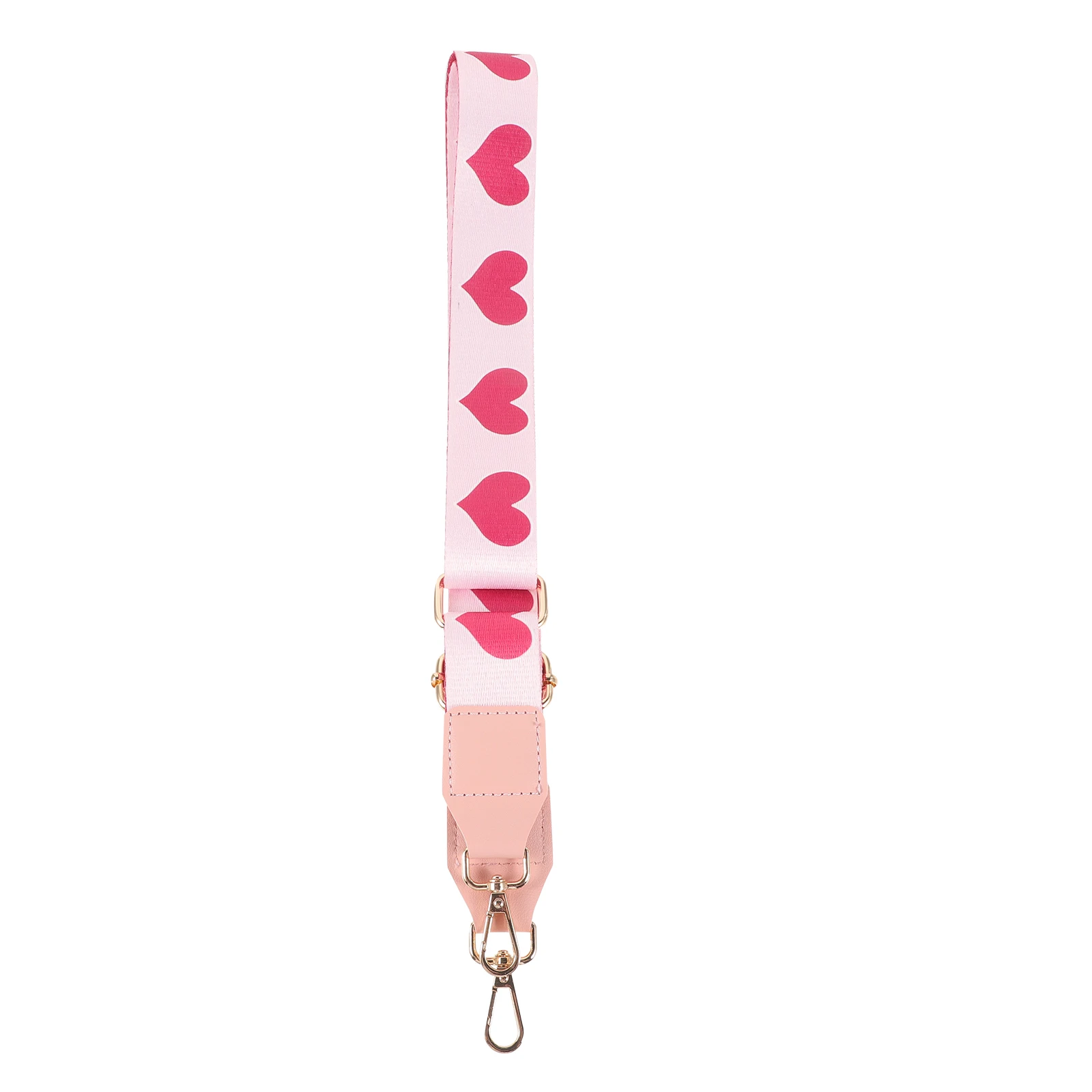 Heart Shaped Strap for Handbag Pink Heart Gold Buckle Bag Replacement Crossbody Belt Bag Shoulder Belt Polyester
Heart Shaped Strap for Handbag Pink Heart Gold Buckle Bag Replacement Crossbody Belt Bag Shoulder Belt Polyester