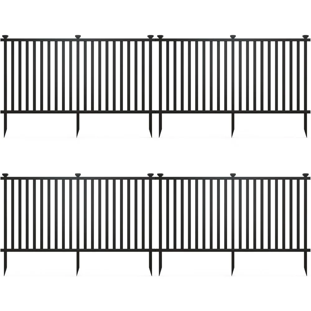 Happygrill Garden Fence 4 Panels, 80”L x 37.5”H Outdoor Privacy Screen w/Sharp Ground Stakes, Protective Caps, No Dig Fence, Vin
Happygrill Garden Fence 4 Panels, 80”L x 37.5”H Outdoor Privacy Screen w/Sharp Ground Stakes, Protective Caps, No Dig Fence, Vin