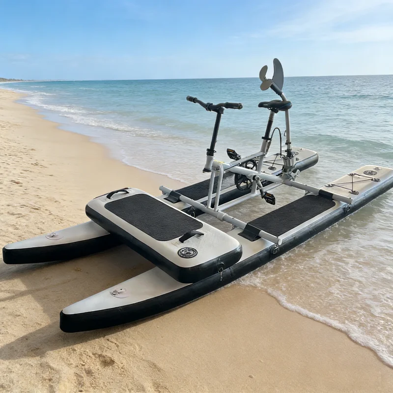 Inflatable Pontoon Water Bike For Easy Floating And Relaxation On Lakes And Calm Seas
Inflatable Pontoon Water Bike For Easy Floating And Relaxation On Lakes And Calm Seas