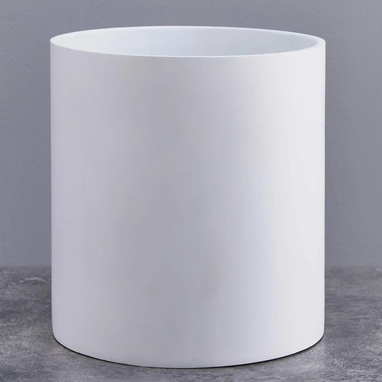 12 Inch Fiberstone Planter - Lightweight Modern Cylinder Plant Pot with Drainage Hole & Plug, Indoor Outdoor Use, Matte White
12 Inch Fiberstone Planter - Lightweight Modern Cylinder Plant Pot with Drainage Hole & Plug, Indoor Outdoor Use, Matte White