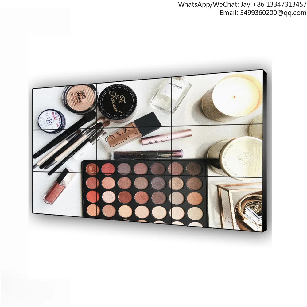 55 Inch 3D Digital Signage Display Splicing Screen LED Video Wall 3.5mm Narrow Bezel 1080P HD Video Wall Panel Complete System