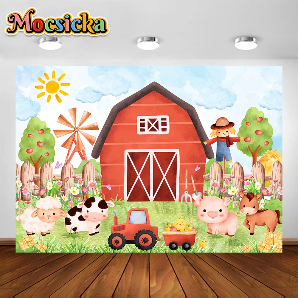 Baby Birthday Backdrop Cartoon Farm Cute Animals Truck Kids Party Decor Supplies Photo Background Wallpaper Photoshoot Props
Baby Birthday Backdrop Cartoon Farm Cute Animals Truck Kids Party Decor Supplies Photo Background Wallpaper Photoshoot Props