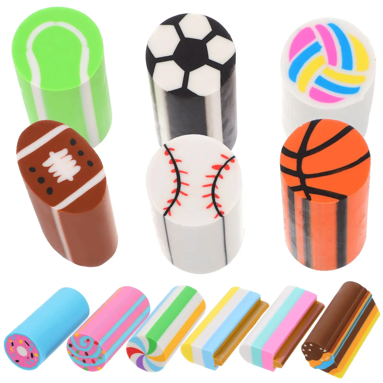 12 Pcs Cartoon Eraser Mini Shaped for Kids Students School Supplies Portable Wear Resistant Multi Function Pencil Erasers
12 Pcs Cartoon Eraser Mini Shaped for Kids Students School Supplies Portable Wear Resistant Multi Function Pencil Erasers