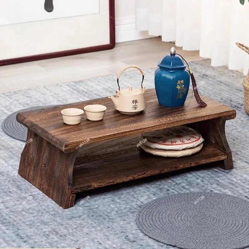 Japanese Solid Wood Low Tea Table, Tatami Floor Coffee Table for Bay Window Balcony Home Use
Japanese Solid Wood Low Tea Table, Tatami Floor Coffee Table for Bay Window Balcony Home Use