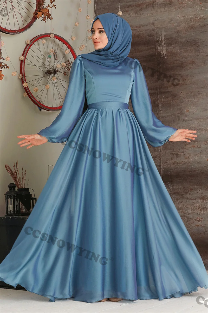 Simple Chiffon Muslim Evening Dresses Long Sleeve High Neck Hijab Islamic Formal Party Gowns Arabic Kaftan Women Robes De Soirée
Simple Chiffon Muslim Evening Dresses Long Sleeve High Neck Hijab Islamic Formal Party Gowns Arabic Kaftan Women Robes De Soirée