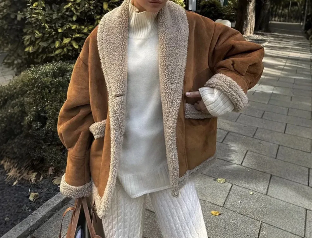 Autumn/Winter Fashion Casual Retro Long Sleeve Turn-down Collar Single Breasted Pockets Solid Color Loose Fit Jackets,5 Colors
Autumn/Winter Fashion Casual Retro Long Sleeve Turn-down Collar Single Breasted Pockets Solid Color Loose Fit Jackets,5 Colors