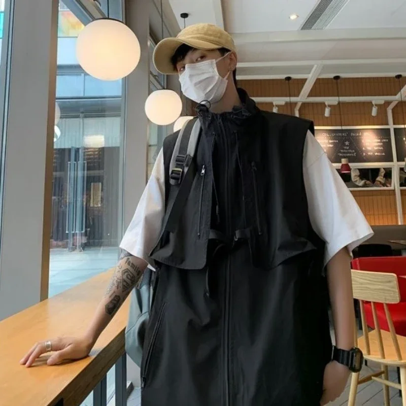 Japanese Retro Workwear Vest for Men Plus Size Summer Sleeveless Loose Fit Ultra Lightweight Denim Vest Jacket
Japanese Retro Workwear Vest for Men Plus Size Summer Sleeveless Loose Fit Ultra Lightweight Denim Vest Jacket