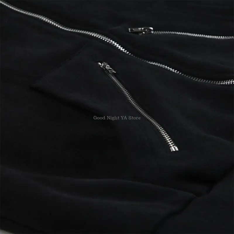 Stylish Zip Split Hooded Sweater Furry Fabric Warm Outerwear for Daily Wear
Stylish Zip Split Hooded Sweater Furry Fabric Warm Outerwear for Daily Wear