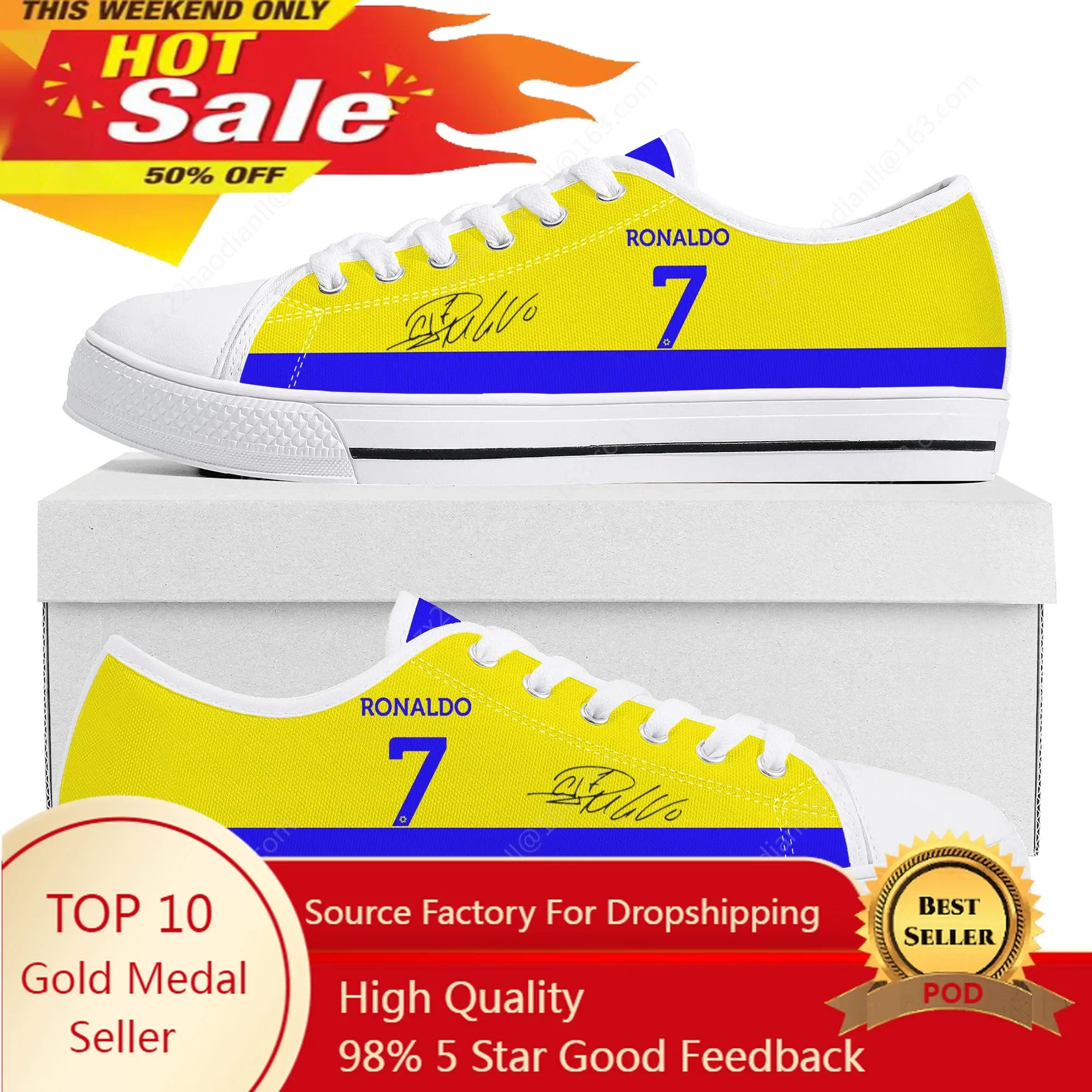 AI Low Top Sneakers Najd Mens Womens Teenager CR7 Cristiano Ronaldo Nassr Aalami Faris No 7 Portugal Canvas Sneaker Custom Shoes
AI Low Top Sneakers Najd Mens Womens Teenager CR7 Cristiano Ronaldo Nassr Aalami Faris No 7 Portugal Canvas Sneaker Custom Shoes