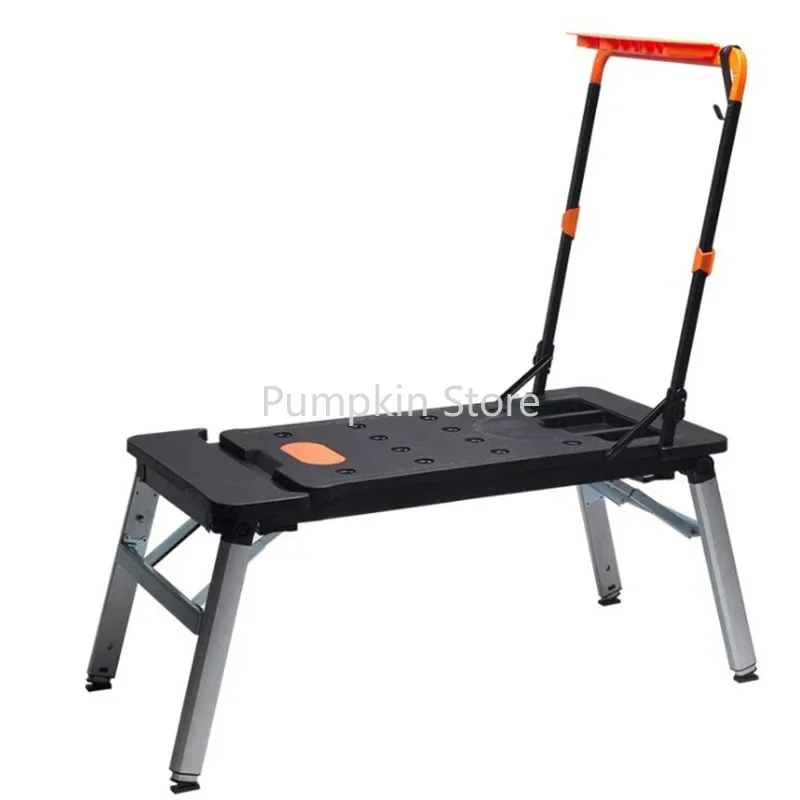 7- In -1 Multifunctional Workbench DIY Woodworking Table Portable Trolley Folding Cart With Wheels Workshop Tool Outing Handcart
7- In -1 Multifunctional Workbench DIY Woodworking Table Portable Trolley Folding Cart With Wheels Workshop Tool Outing Handcart