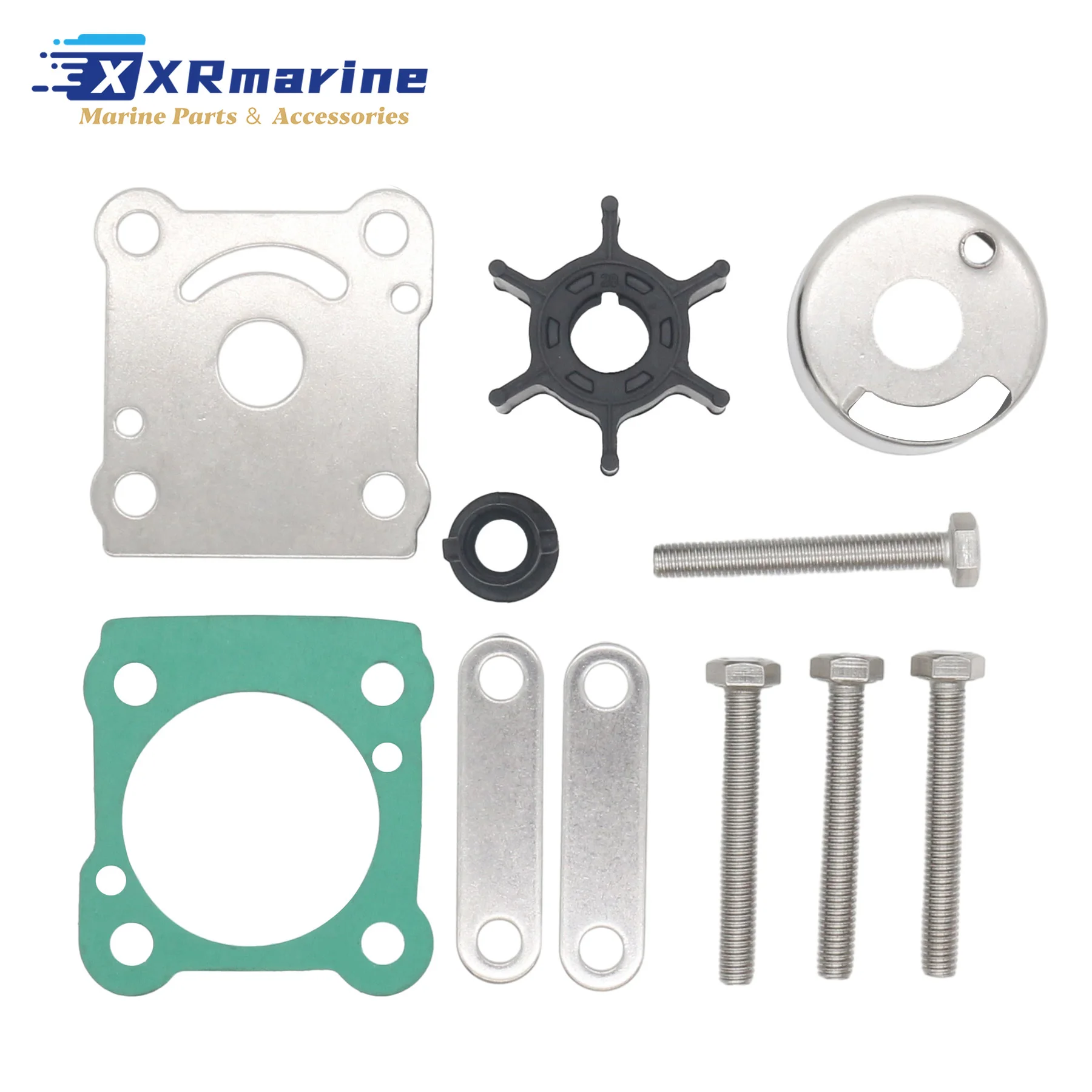Fits for Yamaha Outboard 2 Stroke 6HP 8HP 1984-2009 Boat Motors Parts Water Pump Impeller Rebuild Kit with Gasket
Fits for Yamaha Outboard 2 Stroke 6HP 8HP 1984-2009 Boat Motors Parts Water Pump Impeller Rebuild Kit with Gasket