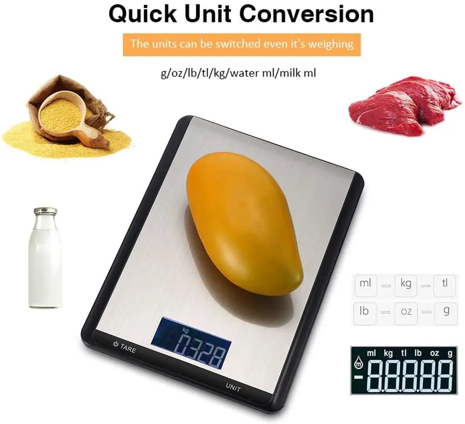 Multifunction 5/10kg Kitchen Scale Multi-Function Electronic Baking Cooking Weighing Scale Food Diet Balance Measuring Tool
Multifunction 5/10kg Kitchen Scale Multi-Function Electronic Baking Cooking Weighing Scale Food Diet Balance Measuring Tool