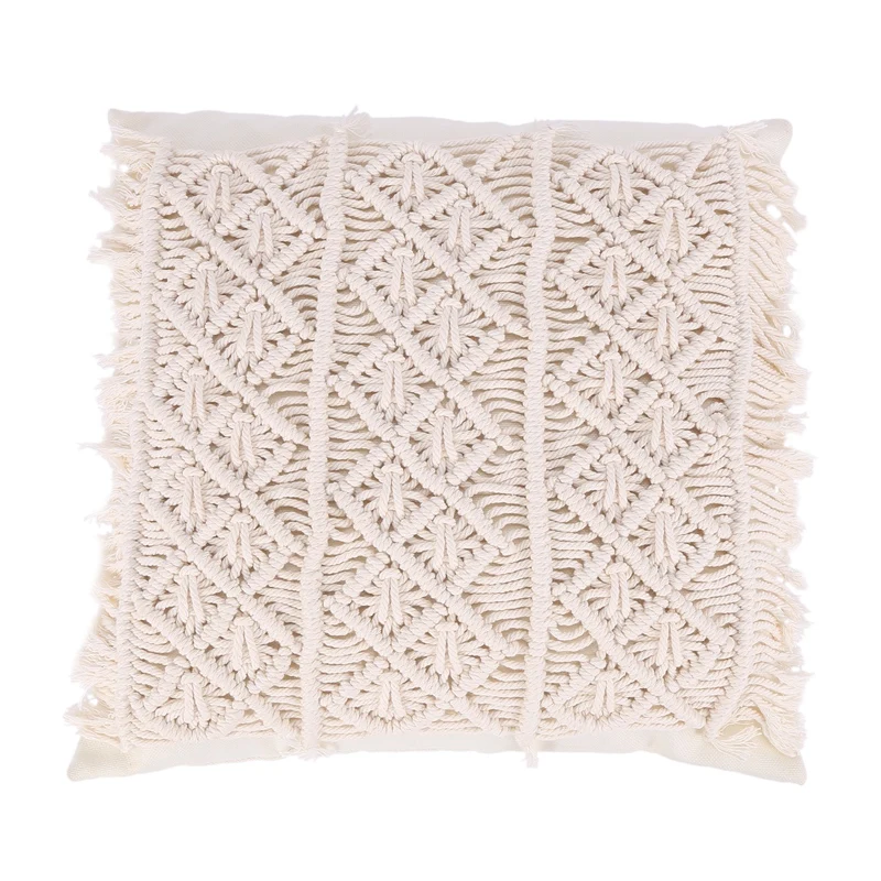 AT14 Boho Style Linen Cotton Tassels Pillow Cover Handmade Throw Cushion Cotton Rope Pillowcase Home Sofa Decorative
AT14 Boho Style Linen Cotton Tassels Pillow Cover Handmade Throw Cushion Cotton Rope Pillowcase Home Sofa Decorative