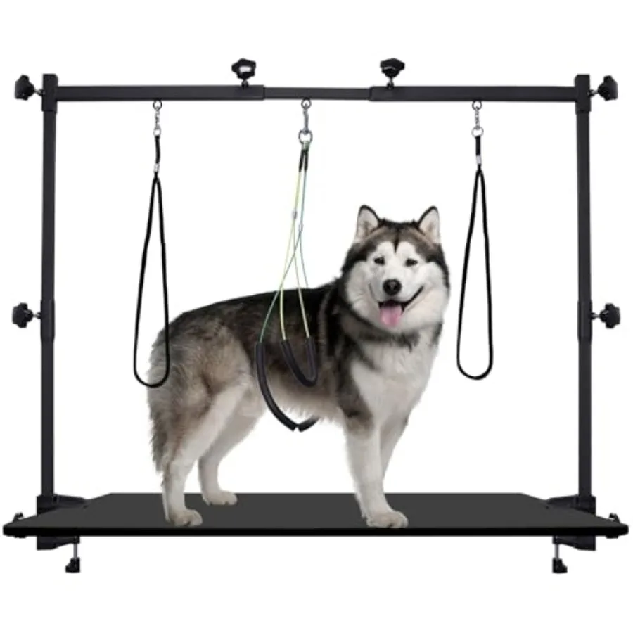 Dog Grooming arm with Restraint Loops Adjustable Height 0"~35" Adjustable Width (32"~47") for Large and Medium and Small Pets B
Dog Grooming arm with Restraint Loops Adjustable Height 0"~35" Adjustable Width (32"~47") for Large and Medium and Small Pets B
