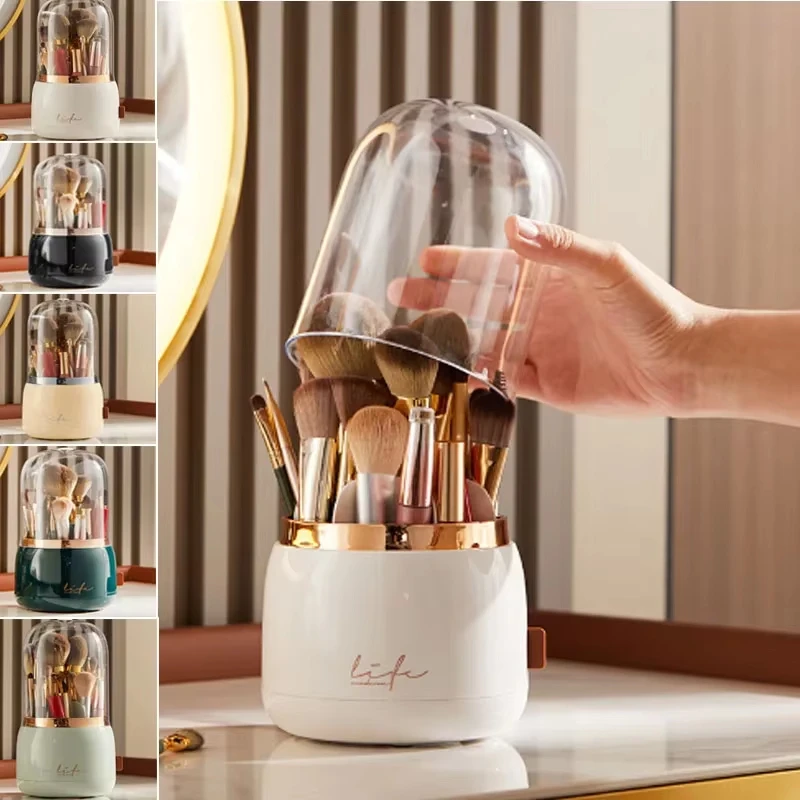 360° Rotating Makeup Organizer Clear Plastic Cosmetic Storage Box Brush Holder Lipstick Organizer Pen Case - Transparent Makeup
360° Rotating Makeup Organizer Clear Plastic Cosmetic Storage Box Brush Holder Lipstick Organizer Pen Case - Transparent Makeup