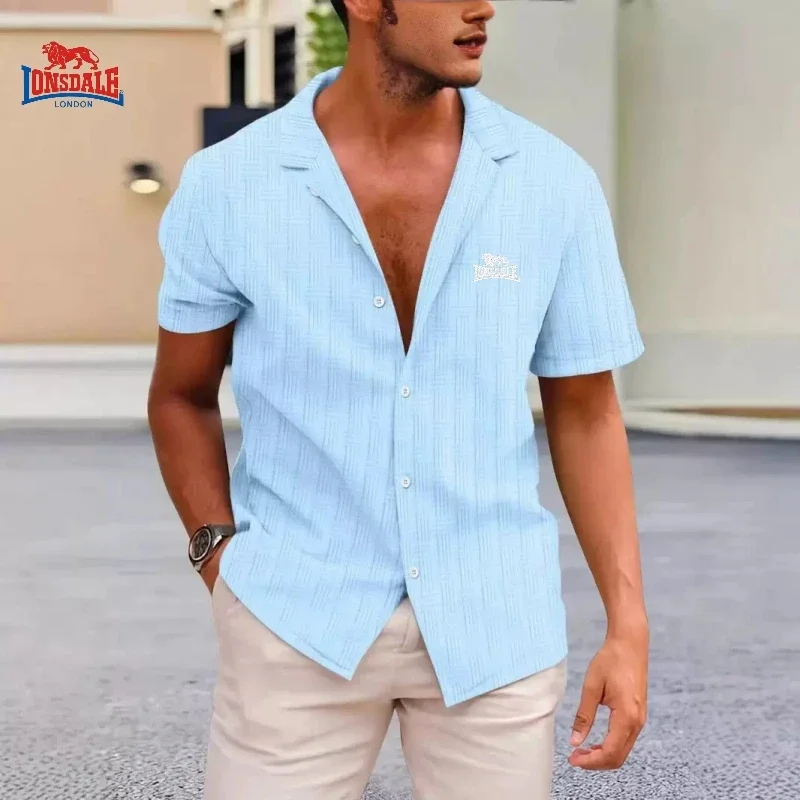 New Summer High Quality Embroidered Short Sleeve Shirt for Men's Business, Leisure, Fashion, Trendy, Breathable Top
New Summer High Quality Embroidered Short Sleeve Shirt for Men's Business, Leisure, Fashion, Trendy, Breathable Top