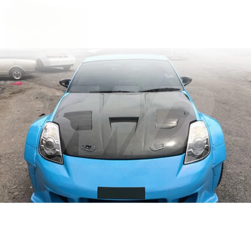for Nissan 350Z Z33 2003-2005 VT Style Carbon Fiber Hood
for Nissan 350Z Z33 2003-2005 VT Style Carbon Fiber Hood