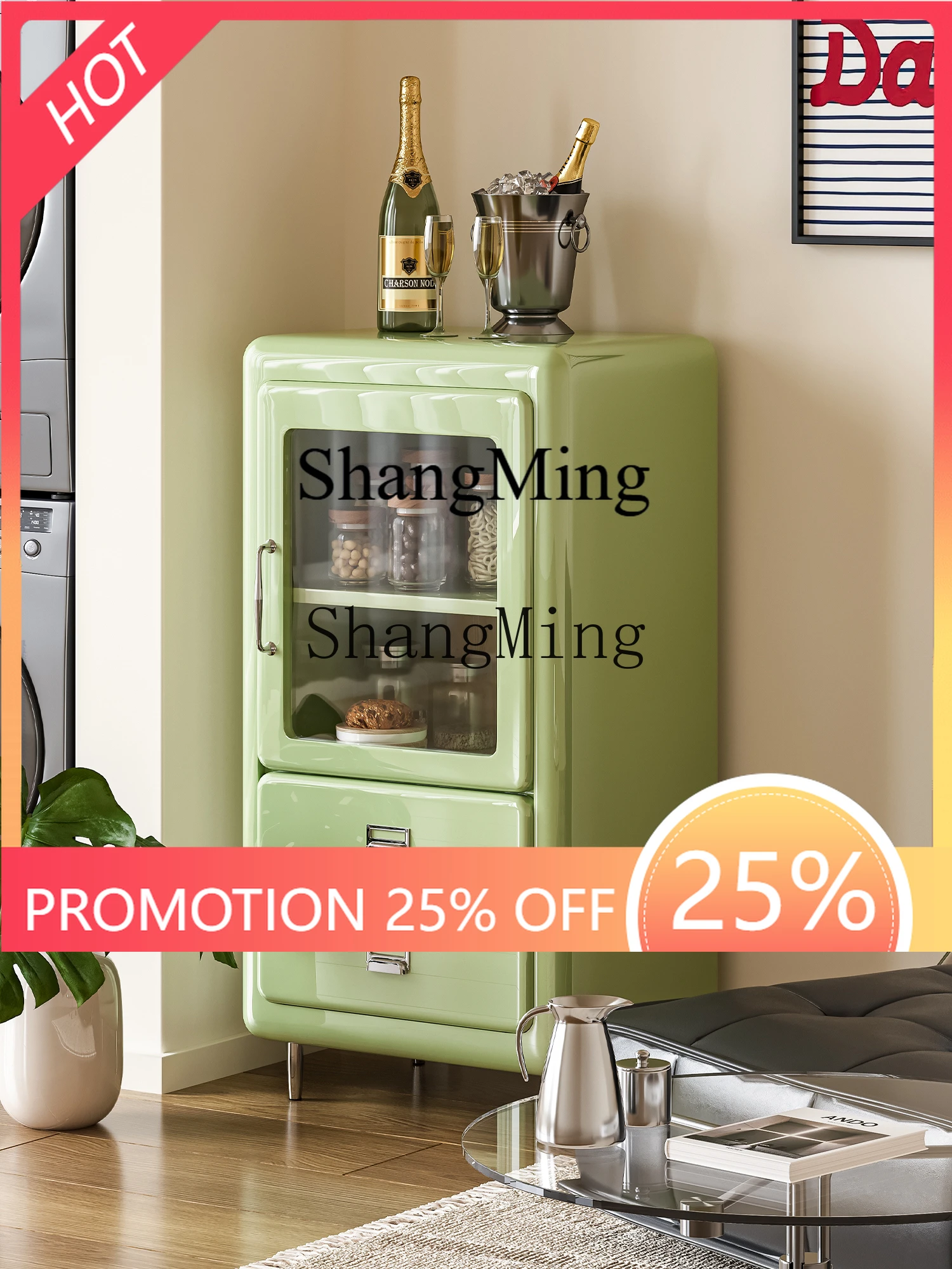 CL Vintage Coffee Cabinet Home Living Room Bedroom Decorative Glass Locker Industrial Style Dining Side Cabinet
CL Vintage Coffee Cabinet Home Living Room Bedroom Decorative Glass Locker Industrial Style Dining Side Cabinet