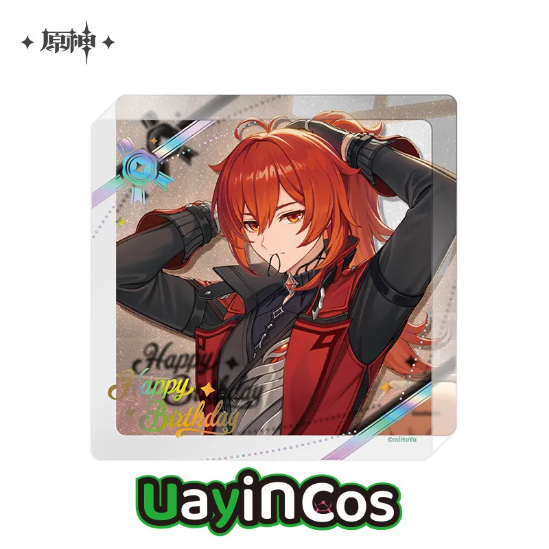 Original wanderer Shenhe Kamisato Ayato Diluc Acrylic Coasters Genshin Impact Happy Birthday Series Anime Game Toy Kids Hallowee
Original wanderer Shenhe Kamisato Ayato Diluc Acrylic Coasters Genshin Impact Happy Birthday Series Anime Game Toy Kids Hallowee
