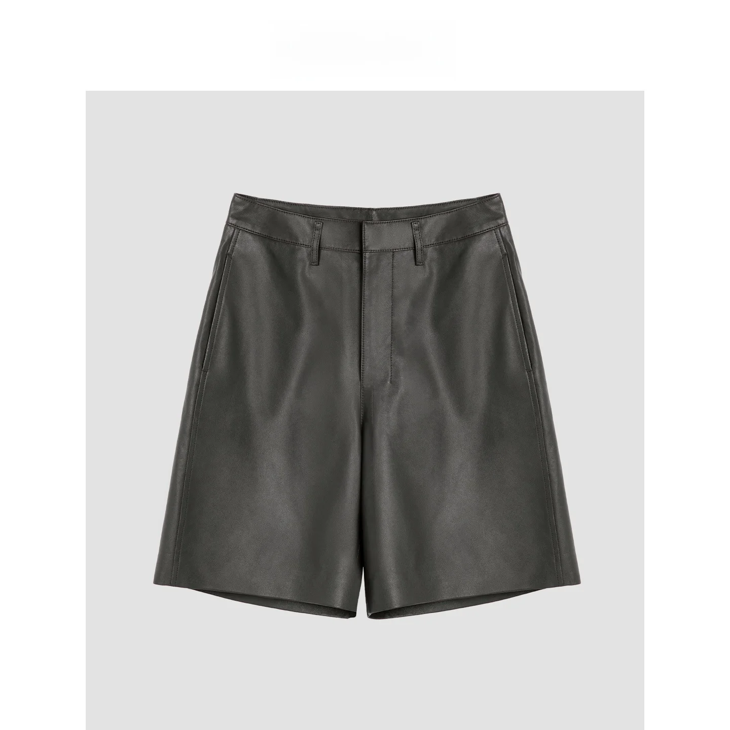 Mincollection Brown Leather Pants Straight Leg Casual High Waist Zipper Pure Color Ladies Faion Spring Season
Mincollection Brown Leather Pants Straight Leg Casual High Waist Zipper Pure Color Ladies Faion Spring Season