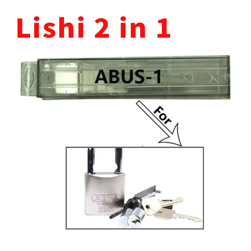 Lishi Tools ABUS-1 6 Pin 2 IN 1 PICK Professional Locksmith Tool New Arrival
Lishi Tools ABUS-1 6 Pin 2 IN 1 PICK Professional Locksmith Tool New Arrival