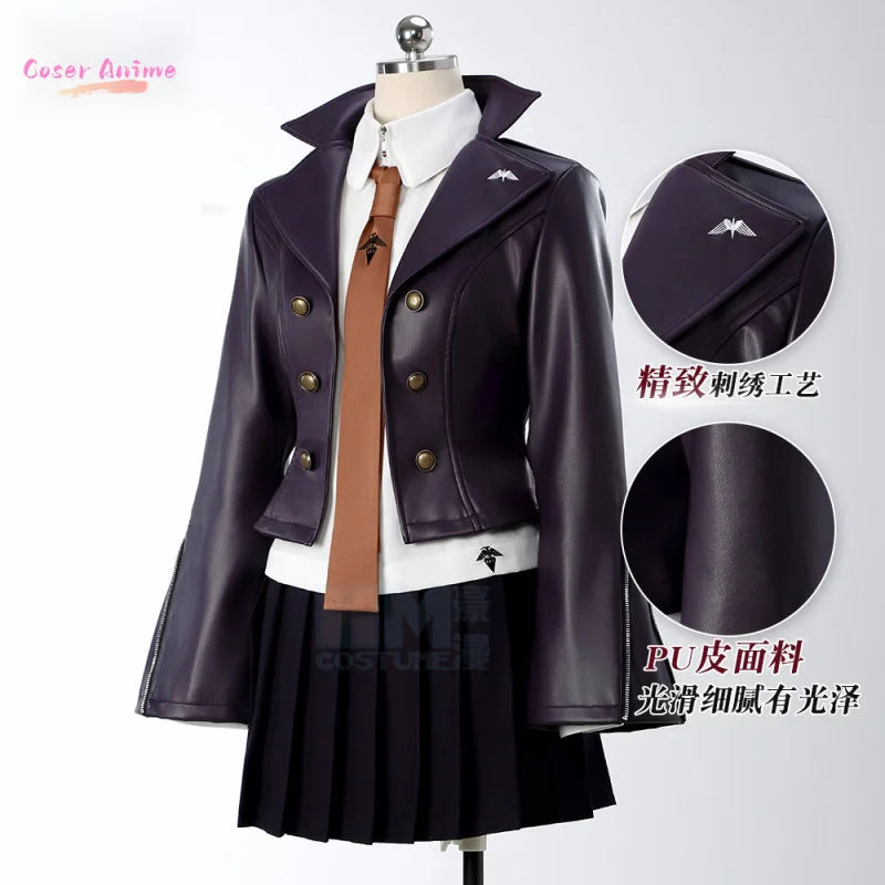 【Coser】Danganronpa Kyoko Kirigiri Cosplay Costume Dress Set With Gloves Women Halloween Cosplay Costume And Jacket Shirt Tie
【Coser】Danganronpa Kyoko Kirigiri Cosplay Costume Dress Set With Gloves Women Halloween Cosplay Costume And Jacket Shirt Tie