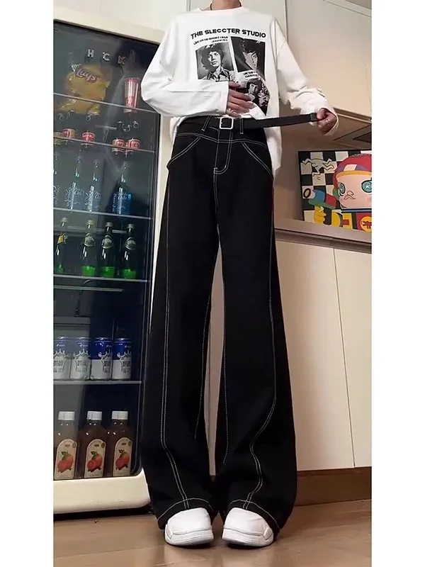 Bla Cleanfit Men's Jeans mid Waist Zipper Closure Straight Leg Loose Fit Denim Pants Winter Faion Casual Trousers
Bla Cleanfit Men's Jeans mid Waist Zipper Closure Straight Leg Loose Fit Denim Pants Winter Faion Casual Trousers