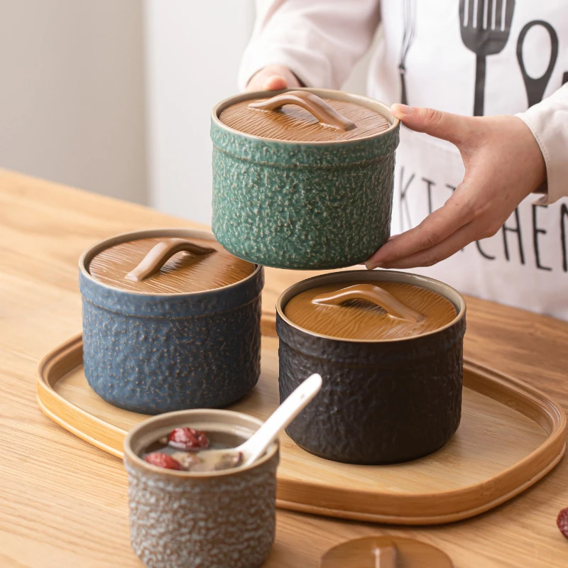 Multi Color Lidded Stew Bowls for Home Kitchen Nutritious Soup Serving Simple and High-end Kitchen Utensils with Lid
Multi Color Lidded Stew Bowls for Home Kitchen Nutritious Soup Serving Simple and High-end Kitchen Utensils with Lid