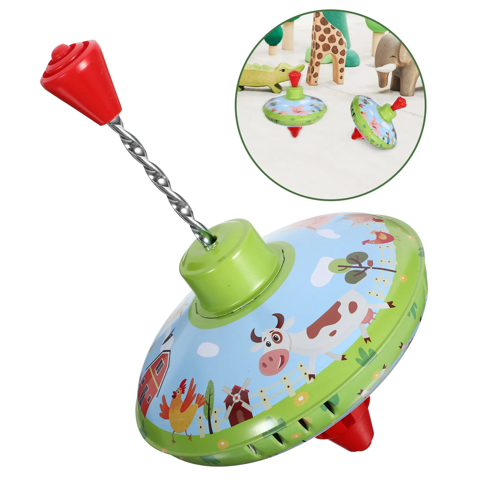 1Pcs Iron Sheet Rotating Top Educational Funny Child Plaything Hand Eye Coordination Development Toy Iron Toy
1Pcs Iron Sheet Rotating Top Educational Funny Child Plaything Hand Eye Coordination Development Toy Iron Toy