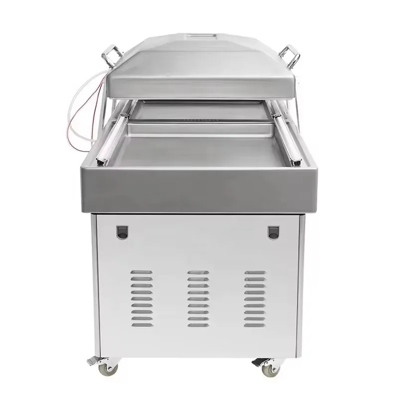 Double Chamber Vacuum Packaging Machine Industrial Stainless Steel Vacuum Sealer for Food Meat Fish
Double Chamber Vacuum Packaging Machine Industrial Stainless Steel Vacuum Sealer for Food Meat Fish