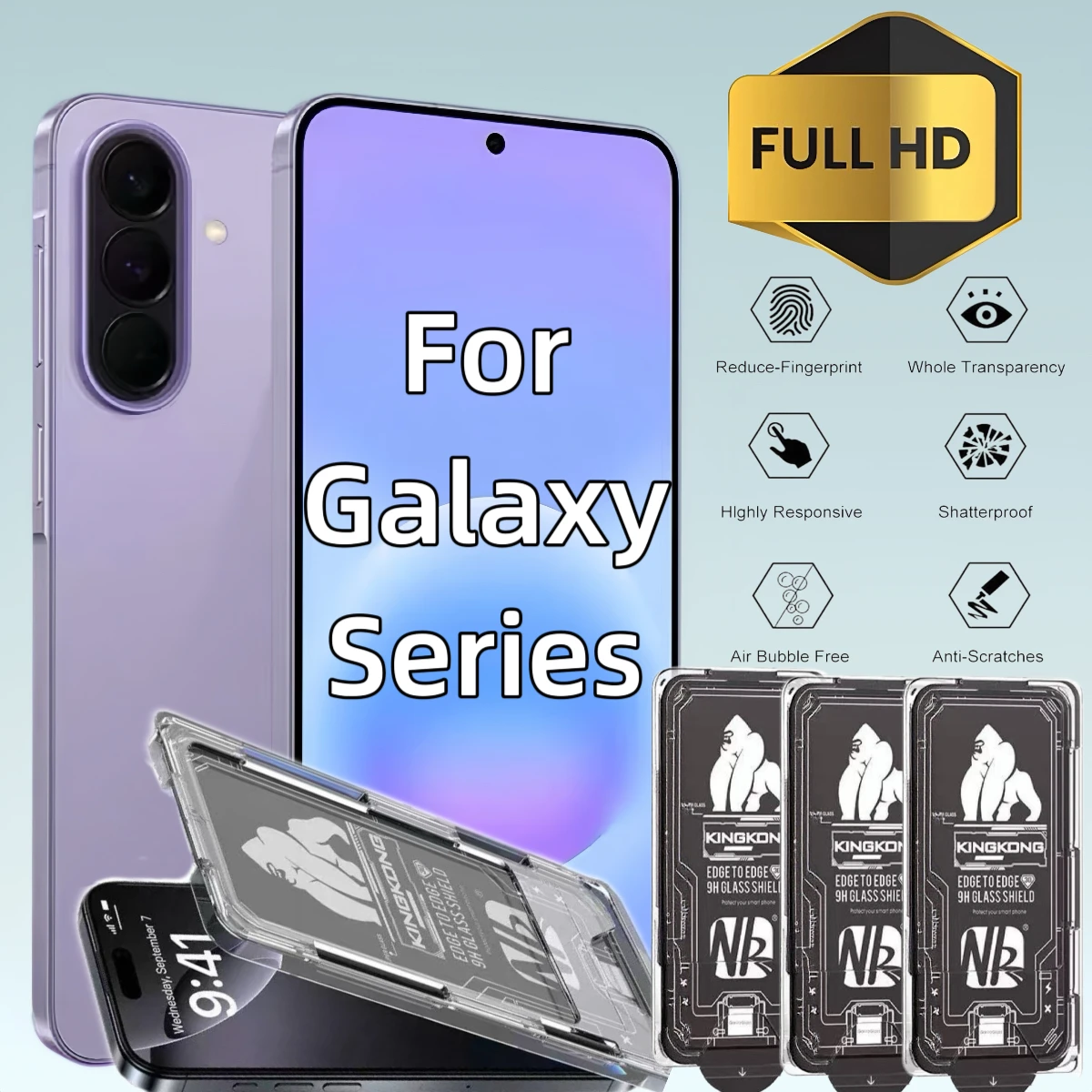 3PCS Shatterproof HD Screen Protector for Galaxy S26/S25/S24/S23/S22/A37/A56/A57, No Bubbles & Dust, Easy Install
3PCS Shatterproof HD Screen Protector for Galaxy S26/S25/S24/S23/S22/A37/A56/A57, No Bubbles & Dust, Easy Install