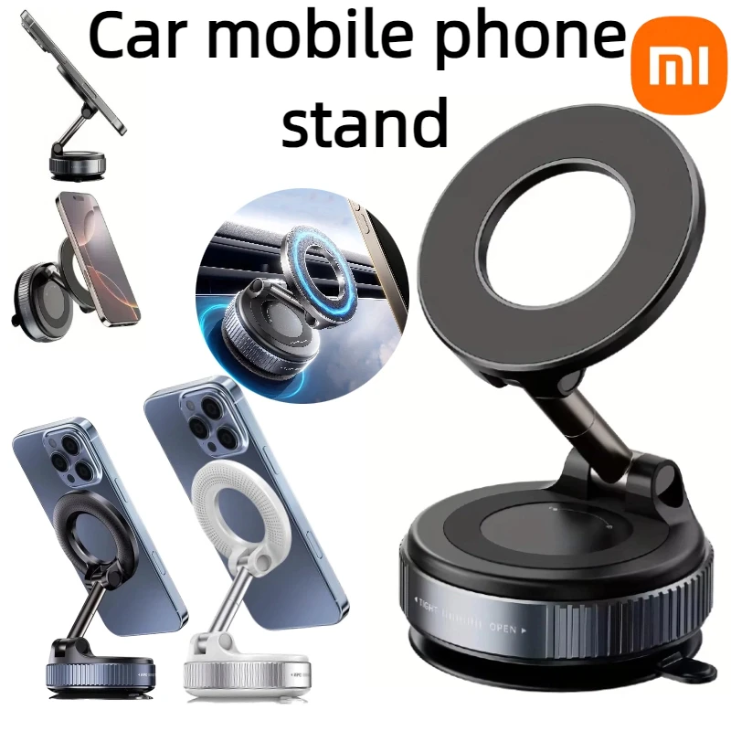 Модернизированный вакуумный магнитный держатель для телефона 2025 года, складная присоска на 360° ° Регулируемый магнит для универсальной поверхности автомобиля/стола/ванной комнаты 
Модернизированный вакуумный магнитный держатель для телефона 2025 года, складная присоска на 360° ° Регулируемый магнит для универсальной поверхности автомобиля/стола/ванной комнаты