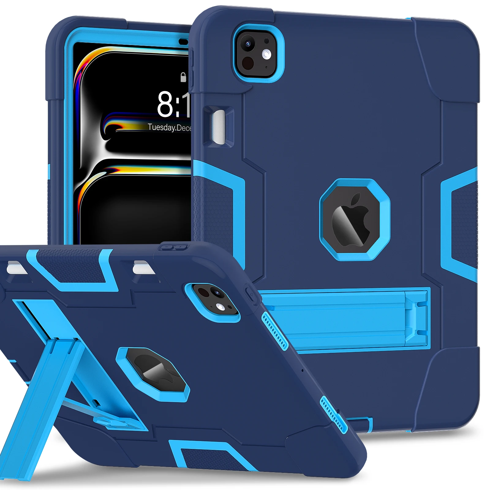 Armor Case For Apple iPad Pro 11 2024 M4 Model A2836 A2837 A3006 Rugged Stand Cover Shockproof 3-Layers Protection Tablet Shell
Armor Case For Apple iPad Pro 11 2024 M4 Model A2836 A2837 A3006 Rugged Stand Cover Shockproof 3-Layers Protection Tablet Shell