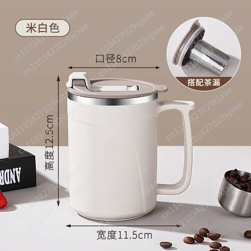 304 stainless steel mug with tea leak office with lid water cup coffee cup
304 stainless steel mug with tea leak office with lid water cup coffee cup