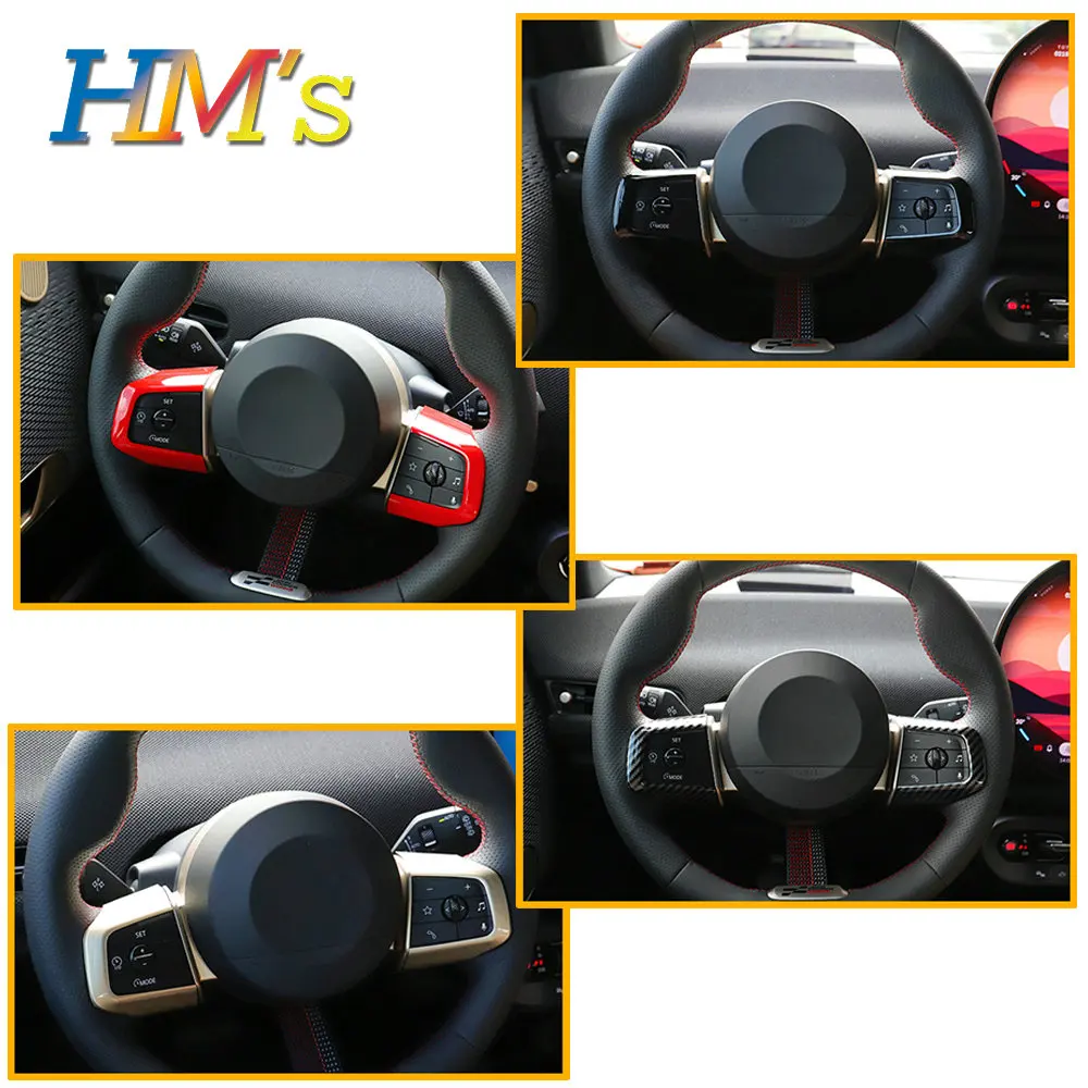 Car Accessories ABS Car Interior Steering Wheel Trim Cover Stickers For MINI Cooper E SE J01 EV J05 Aceman U25 Countryman
Car Accessories ABS Car Interior Steering Wheel Trim Cover Stickers For MINI Cooper E SE J01 EV J05 Aceman U25 Countryman