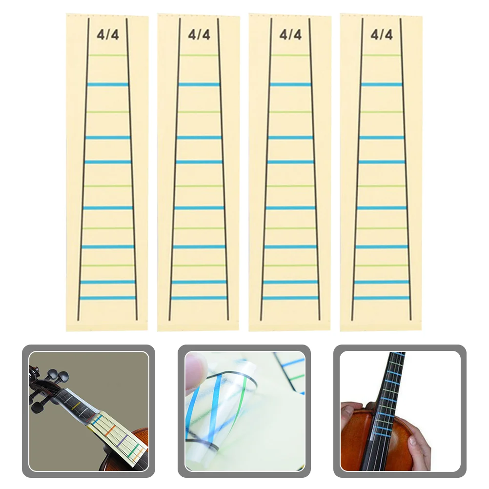 4 Pcs Ukulele Violin Phoneme Stickers Fingerboard Fretboard Practical Paper Tape Position Note Decals
4 Pcs Ukulele Violin Phoneme Stickers Fingerboard Fretboard Practical Paper Tape Position Note Decals