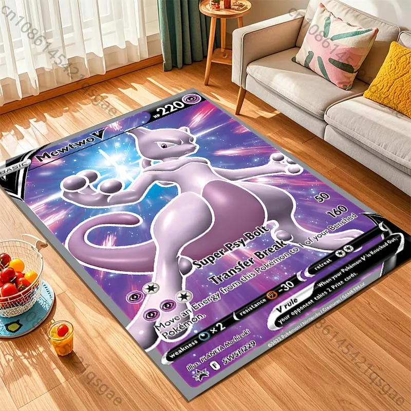 1 шт., карты покемонов, ковер с принтом Mewtwo, декор для комнаты для йоги, детский коврик для ползания, коврик для гостиной, коврик для игр, напольный коврик
1 шт., карты покемонов, ковер с принтом Mewtwo, декор для комнаты для йоги, детский коврик для ползания, коврик для гостиной, коврик для игр, напольный коврик