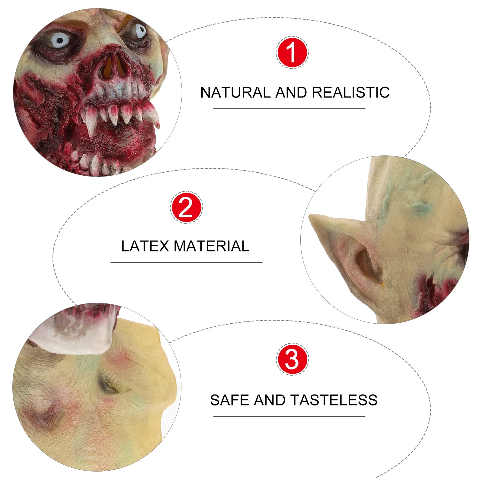 Vampire Mask Halloween Realistic Scary Masks for Adult Full Head Latex Creepy Costume Party Accessories Cosplay Toy
Vampire Mask Halloween Realistic Scary Masks for Adult Full Head Latex Creepy Costume Party Accessories Cosplay Toy