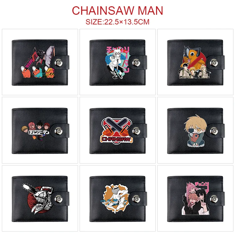 Chainsaw Man Anime Cartoon Snap Wallet Folding Short Coin Purse with Card Holder
Chainsaw Man Anime Cartoon Snap Wallet Folding Short Coin Purse with Card Holder