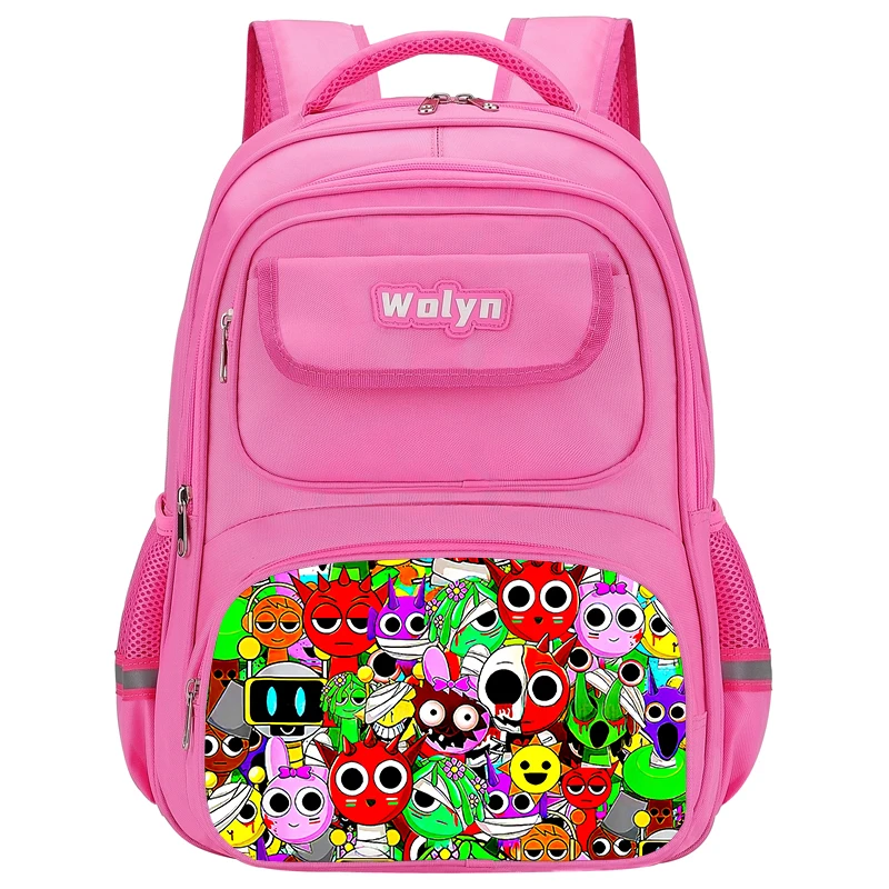 Multi-Compartment Pink School Backpack,Cartoon Sprunki School bags for Girls,Large Children Backpack for Primary School
Multi-Compartment Pink School Backpack,Cartoon Sprunki School bags for Girls,Large Children Backpack for Primary School