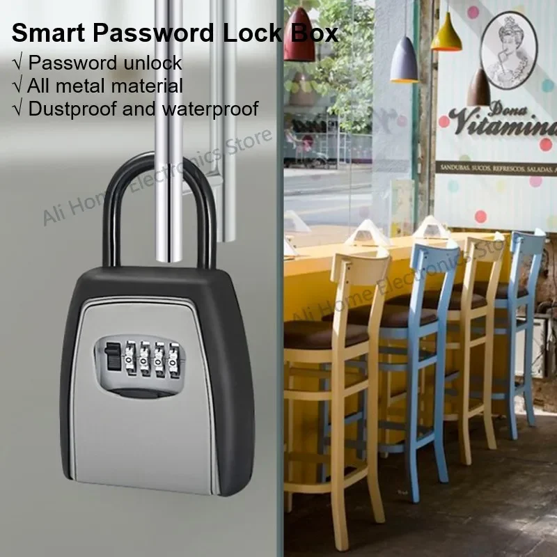 Password Lock Box Cat Eye Mounted Storage Orangizer Large Space Metal Security Anti-theft Durable Wall Mounted Password Key Box
Password Lock Box Cat Eye Mounted Storage Orangizer Large Space Metal Security Anti-theft Durable Wall Mounted Password Key Box