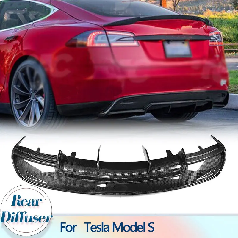 Carbon Fiber Rear Bumper Diffuser Lip Spoiler For Tesla Model S Sedan 4 Door 2012-2015 Black FRP Rear Diffuser
Carbon Fiber Rear Bumper Diffuser Lip Spoiler For Tesla Model S Sedan 4 Door 2012-2015 Black FRP Rear Diffuser