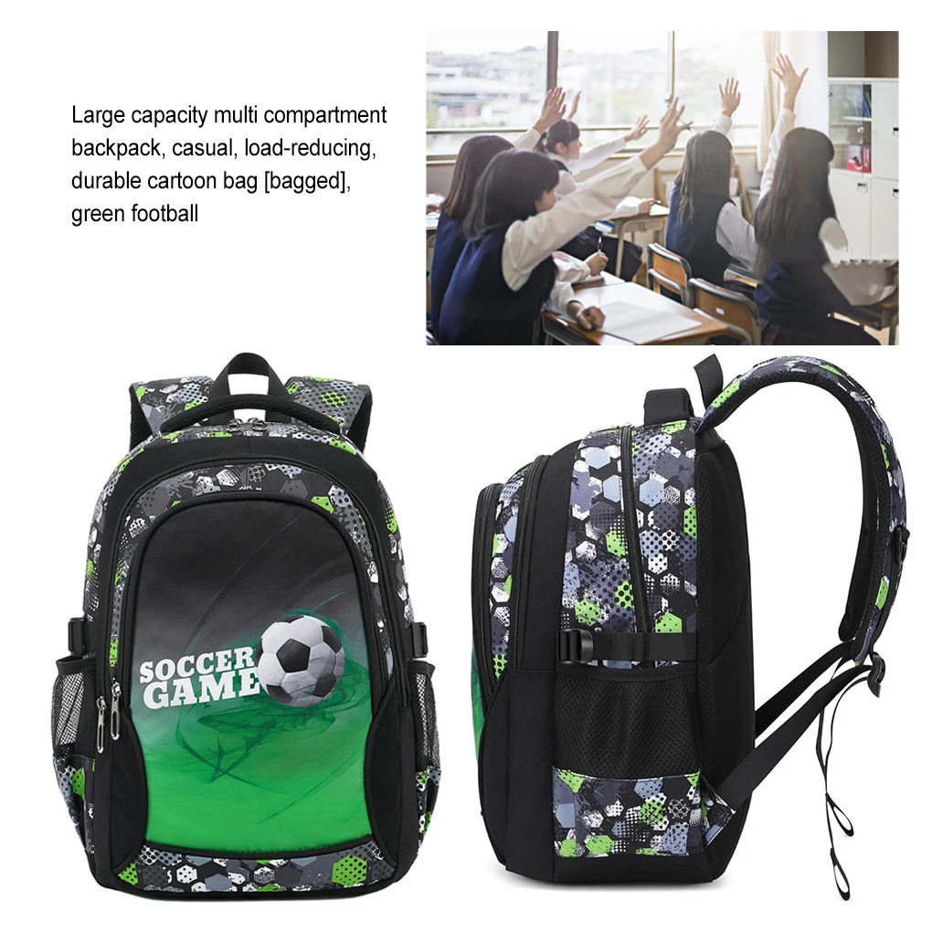 Школьный рюкзак с мультяшным узором, большая вместимость, удобный плечевой ремень, водонепроницаемая школьная сумка, зеленая, большая 926 #
Школьный рюкзак с мультяшным узором, большая вместимость, удобный плечевой ремень, водонепроницаемая школьная сумка, зеленая, большая 926 #