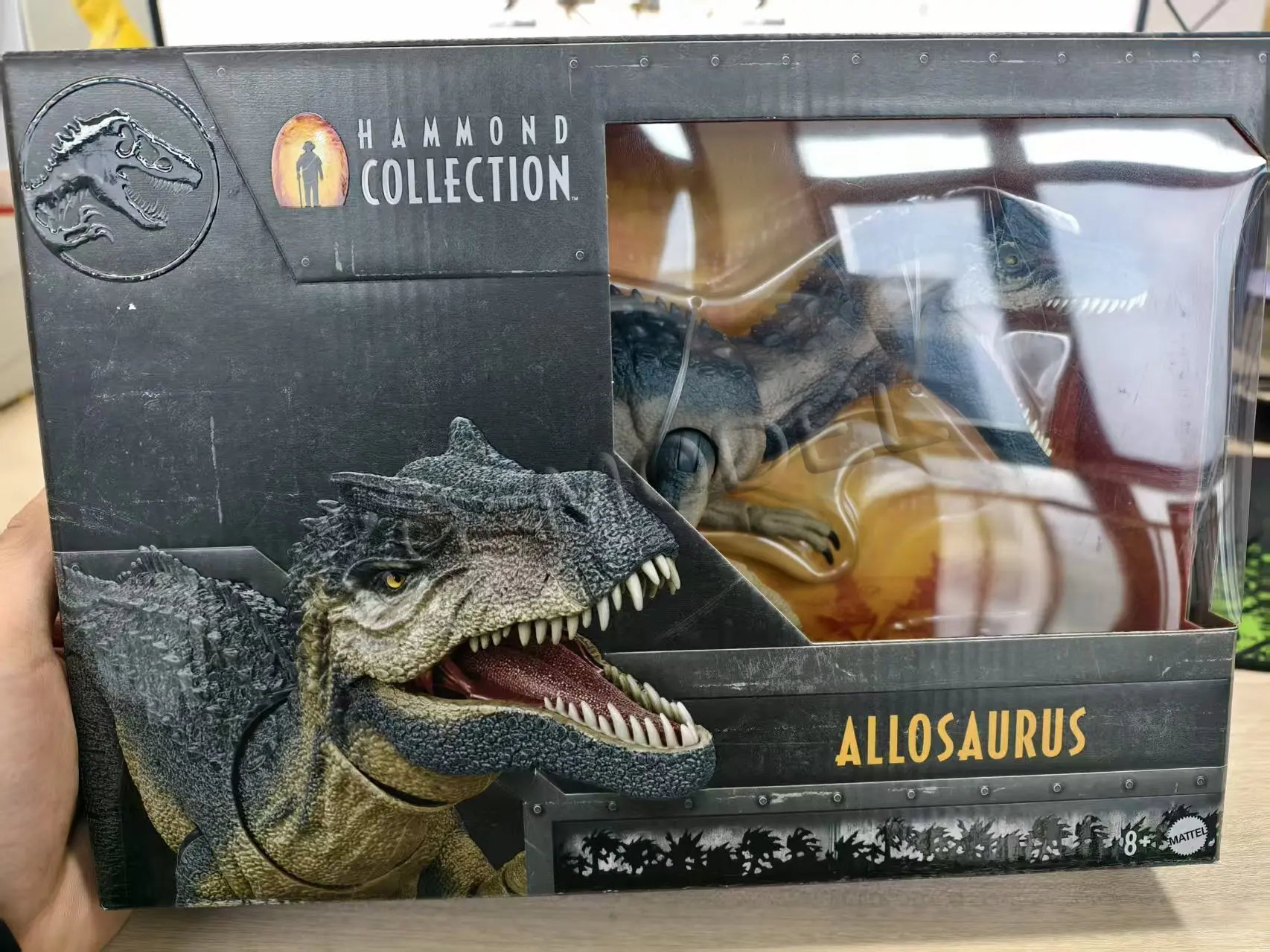 Dinosaurio Móvil Grande de la Serie Colección Jurassic Hammond, Dragón Salvaje, Allosaurus, Dragón Cuchilla
Dinosaurio Móvil Grande de la Serie Colección Jurassic Hammond, Dragón Salvaje, Allosaurus, Dragón Cuchilla