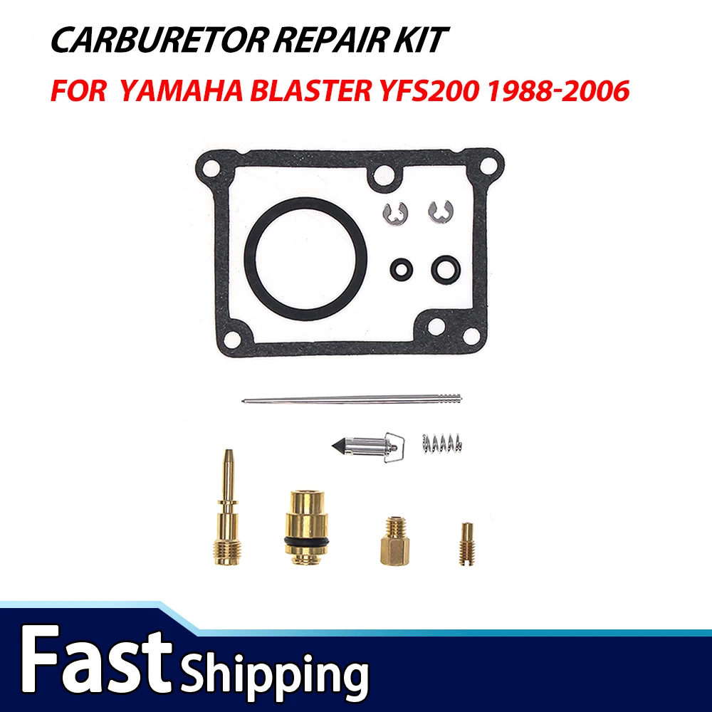 Carburetor Rebuild Repair Kit for Yamaha Blaster YFS200 1988-2006 ATV Carb Kit
Carburetor Rebuild Repair Kit for Yamaha Blaster YFS200 1988-2006 ATV Carb Kit